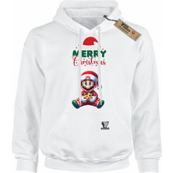 Takeposition Super Mario Christmas Παιδικό Φούτερ με Κουκούλα Λευκό 811-3056