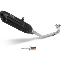 MIVV Suono Σετ Εξάτμισης για Yamaha T-Max 500 '08-'11 με Σιγαστήρα Black