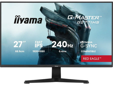 iiyama G-Master G2771HS-B1 IPS HDR Gaming Monitor 27" 1920x1080 FHD 240Hz 0.4ms