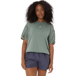 ASICS Nagino Run SS Γυναικείο Αθλητικό T-Shirt Πράσινο Mint 2012D140-400