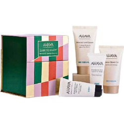 Ahava Dare-To-Glow Refresh & Hydrate Express Hyaluronic Acid 24/7 Cream 15ml + Leave On Mask 15ml + Mineral Shower Gel 40ml + Hand Cream 40ml