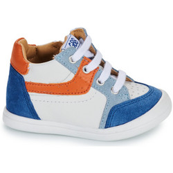 GBB Παιδικά Sneakers Μποτάκια Λευκά Μπλε Καφέ
