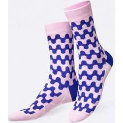 Eat My Socks Sweet Mallows Ανδρικές Κάλτσες Ψηλές με Σχέδια Navy Μπλε EMSNOCSWMA
