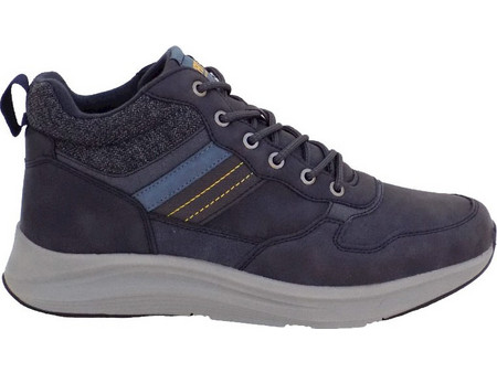 Hanson Ανδρικά Μποτάκια Δερμάτινα Navy Μπλε LD18055-28