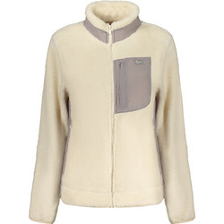 Norway Γυναικεία Ζακέτα Fleece Μακριά με Φερμουάρ Εκρού 859902
