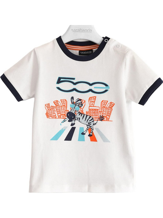 Sarabanda Παιδικό T-Shirt Μακρυμάνικο Λευκό 4525-0113