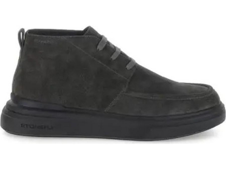 Stonefly Phoenix 3 Ανδρικά Μποτάκια Suede Ανθρακί 221594-051