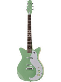 Danelectro 59M NOS+ Ηλεκτρική Κιθάρα 4/4 Double Cut με Μαγνήτες SS & Ταστιέρα Pau Ferro Seaform Green