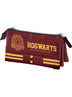 Karactermania Harry Potter Griffindor Κασετίνα με 3 Θήκες Μπορντό 33629