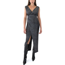 Zoya Midi Φόρεμα για Γάμο / Βάπτιση Κρουαζέ Ασημί 1461.347.0593