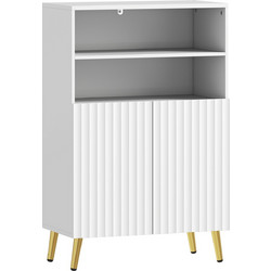 HOMCOM Ντουλάπι Μπάνιου Δαπέδου MDF 834-917V90WT