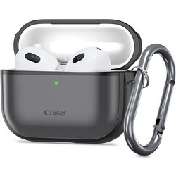 Tech-Protect Θήκη TPU με Γάντζο για Apple AirPods Pro 3 Matte Μαύρη