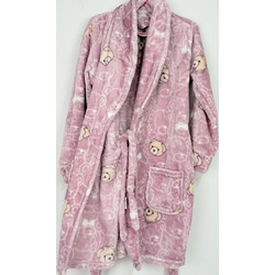 Cool Παιδική Ρόμπα Fleece Χειμωνιάτικη Ροζ 8370