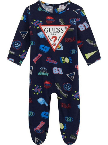 Guess Φορμάκι Μακρυμάνικo για Αγόρι Navy Μπλε P5YG00K6YW4-P5N1