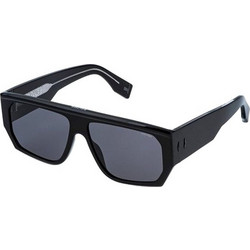 Police SPLR81 0700 Ανδρικά Γυαλιά Ηλίου Aviator Κοκάλινα Μαύρα με Μαύρο Φακό