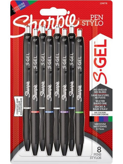 Sharpie S-Gel Στυλό Gel 0.7mm Μπλε 8τμχ 2198778
