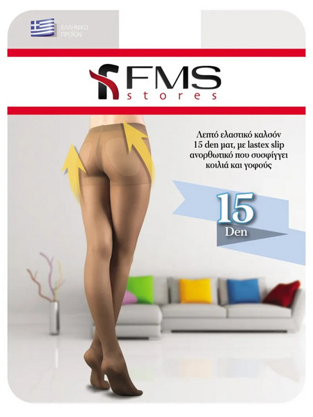 FMS Καλσόν Σύσφιξης 15 Den Μπεζ KA0712