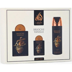 Lattafa Brioche Vanille Eau de Parfum 100ml + 20ml + Body Spray 200ml