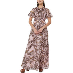 Ted Baker Maxi Καλοκαιρινό Φόρεμα για Γάμο / Βάπτιση Ροζ 264484PL