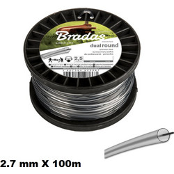 Bradas ZRO27100S ZRO27100S Μεσινέζα Στρογγυλή 2.7mm x 100m