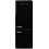 Smeg 50’s Style FAB38RBL6 Retro Ψυγειοκαταψύκτης 481lt Full No Frost Υ205xΠ70.6xΒ77.1cm Μαύρος