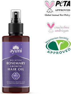 Ayumi Rosemary Ξηρό Λάδι Μαλλιών για Επανόρθωση & Όγκο 100ml