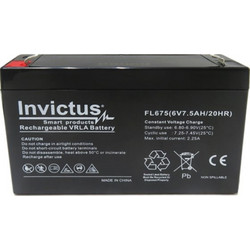 Invictus FL6-7.5 Μπαταρία VRLA 6V 7.5Ah