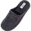 Amaryllis Slippers Χειμερινές Ανδρικές Παντόφλες Ανθρακί 53311-1