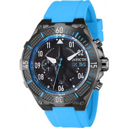Invicta Aviator Ανδρικό Ρολόι Χρονογράφος με Μπλε Καουτσούκ Λουράκι 39898
