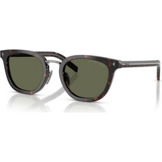 Prada PRC01SD 17N03R Ανδρικά Γυαλιά Ηλίου Τετράγωνα Κοκάλινα Ταρταρούγα με Πράσινο Φακό