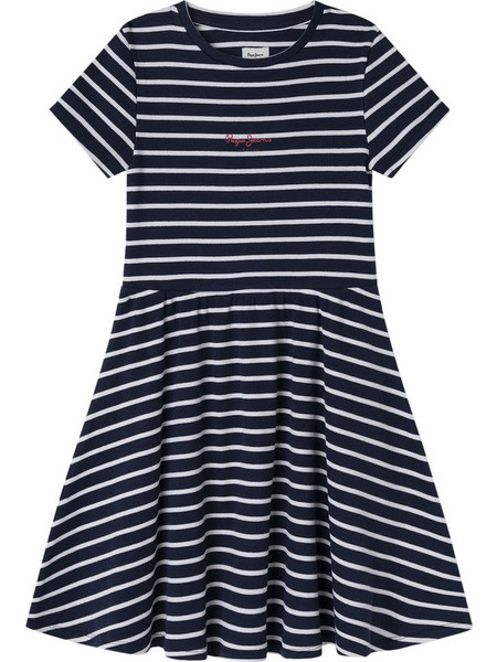 Pepe Jeans Παιδικό Φόρεμα Navy Μπλε PG951690-595
