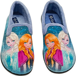 Fame Frozen Χειμερινές Παιδικές Παντόφλες για Κορίτσι Γαλάζιες NL1453
