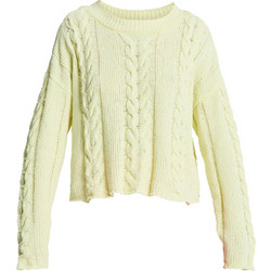 Roxy Chloe Γυναικεία Πλεκτή Μπλούζα Κίτρινη ERJSW03679-YFK0