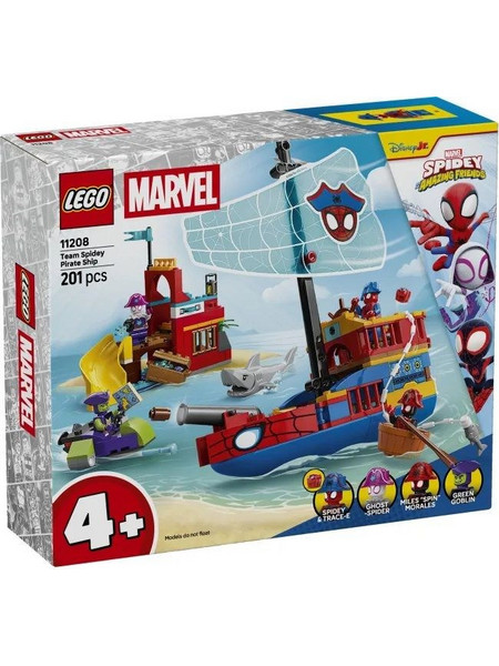 Lego Marvel Spider-Man Team Spidey Pirate Ship για 4+ Ετών 11208