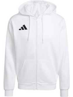 Adidas Ανδρική Ζακέτα Φούτερ με Κουκούλα και Φερμουάρ Λευκή KF5943
