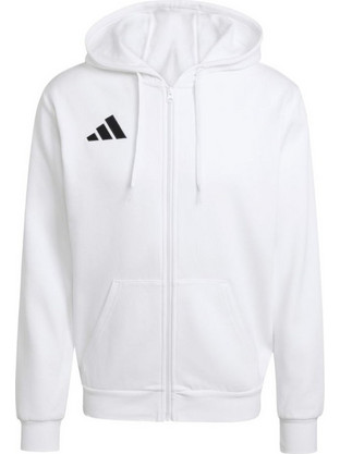 Adidas Ανδρική Ζακέτα Φούτερ με Κουκούλα και Φερμουάρ Λευκή KF5943