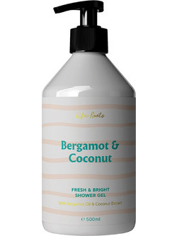 Life Roots Bergamot & Coconut Αφρόλουτρο σε Gel 500ml