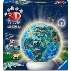 Παιδικό Puzzle Ravensburger 3D Nightlight Υδρόγειος 73 Κομμάτια