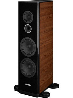 Audio Solutions Overture O306F Ζεύγος Ηχείων Hi-Fi Δαπέδου 250W 3 Δρόμων Black Mahogany Limited Edition