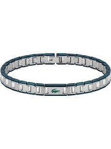 Lacoste Ανδρικό Βραχιόλι Χειροπέδα από Ατσάλι Ασημί 2040590
