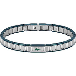 Lacoste Ανδρικό Βραχιόλι Χειροπέδα από Ατσάλι Ασημί 2040590