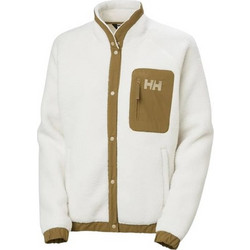 Helly Hansen Γυναικεία Ζακέτα Φούτερ Μακριά με Κουμπιά Λευκή 63372-47