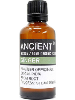 Ancient Wisdom Βιολογικό Αιθέριο Έλαιο Τζίντζερ 50ml