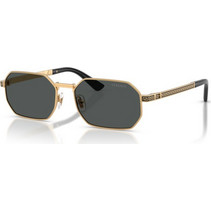 Versace VE2297 100287 Ανδρικά Γυαλιά Ηλίου Τετράγωνα Μεταλλικά Χρυσά με Μαύρο Φακό