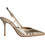 Corina Γόβες Slingback Δερμάτινες με Τακούνι Στιλέτο Χρυσές M6220