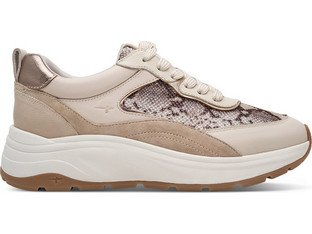 Tamaris Γυναικεία Sneakers Μπεζ Μπρονζέ 1-23718-46-483