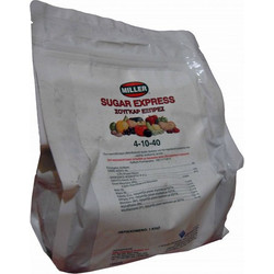 Miller Sugar Express Κρυσταλλικό Διαφυλλικό Λίπασμα Φυκιών 4-10-40 1kg