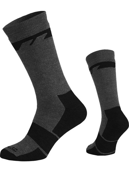 Pentagon Alpine Merino Ανδρικές Κάλτσες Ψηλές με Σχέδια Χακί EL14017