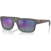 Prada PSB10S 16X50Z Ανδρικά Γυαλιά Ηλίου Τετράγωνα Κοκάλινα Γκρι με Μωβ Φακό