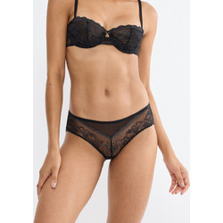 Triumph Comfort Allure Γυναικείο Slip με Δαντέλα Μαύρο 10226444-0004